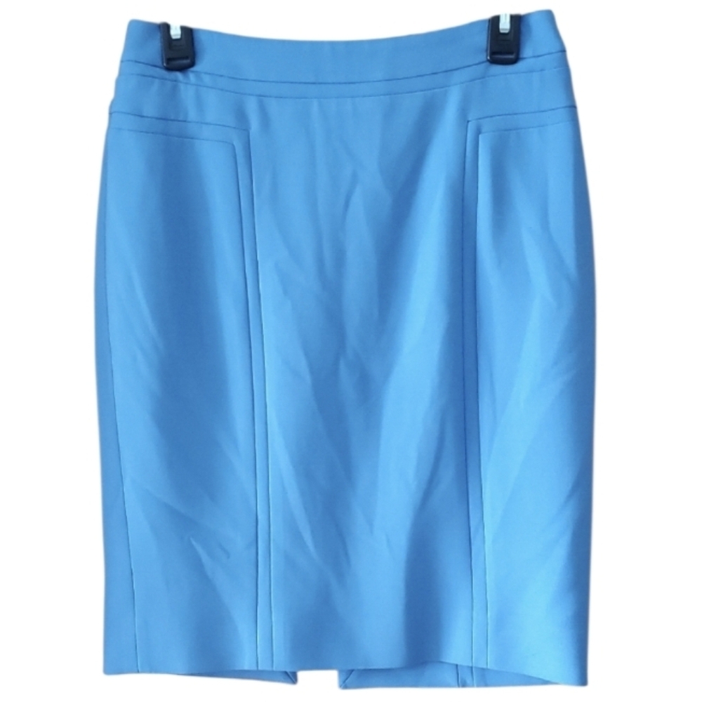 WHBM Blue Women's Pencil Skirt Size 4